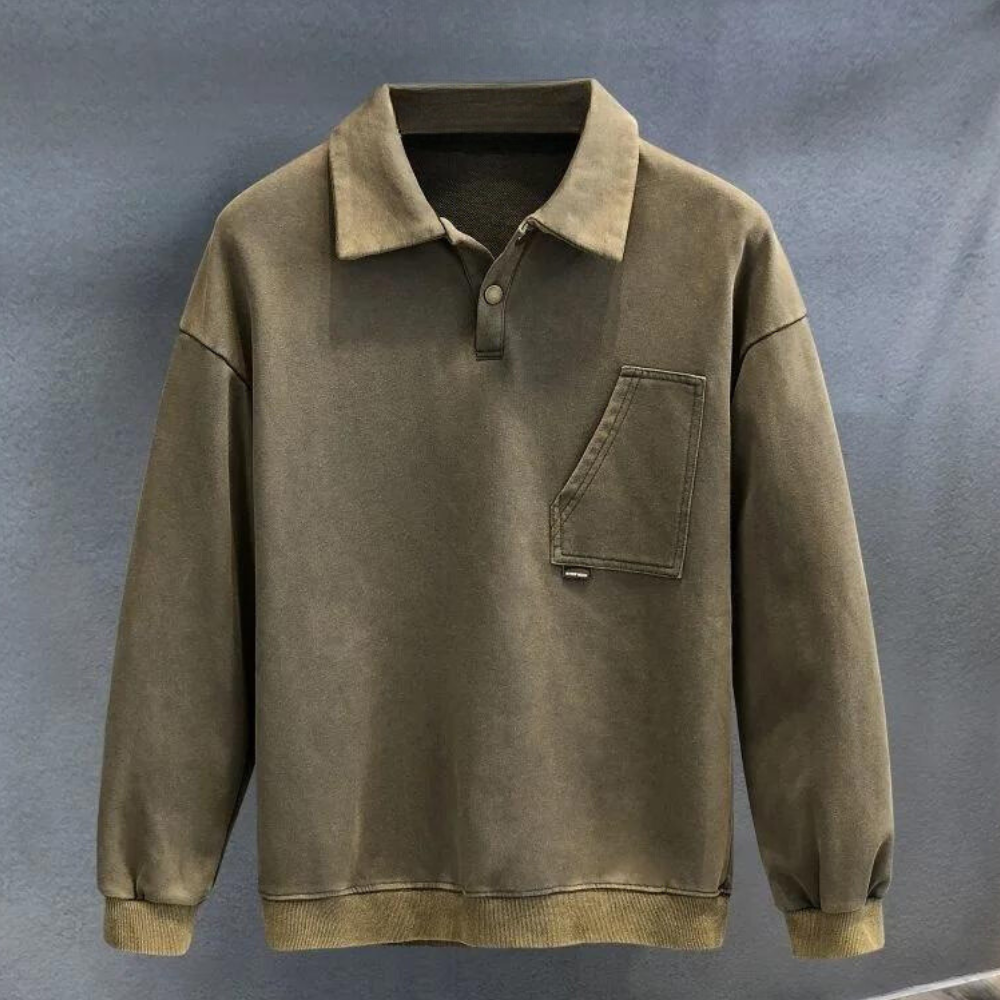 Classic Summer Polo Sweater for Men