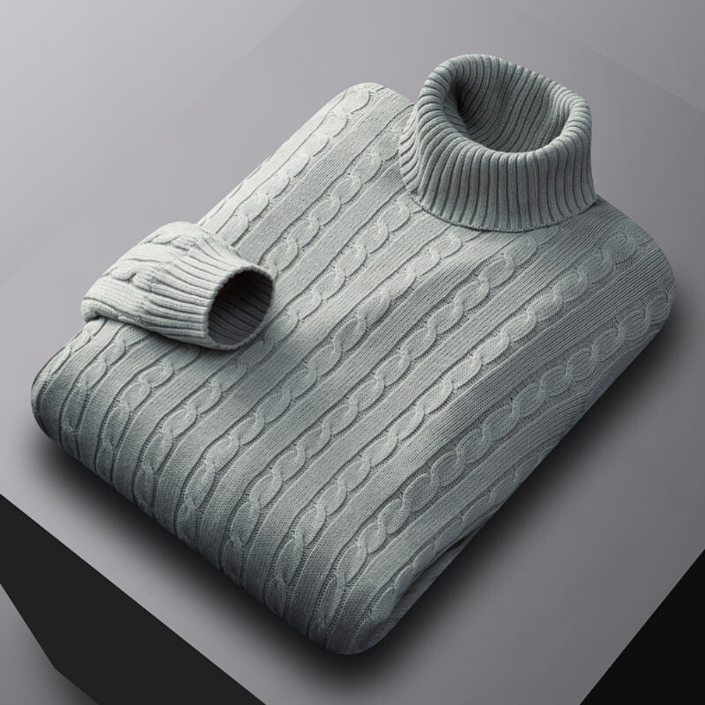Comfortable Roll Neck Jumper for Men