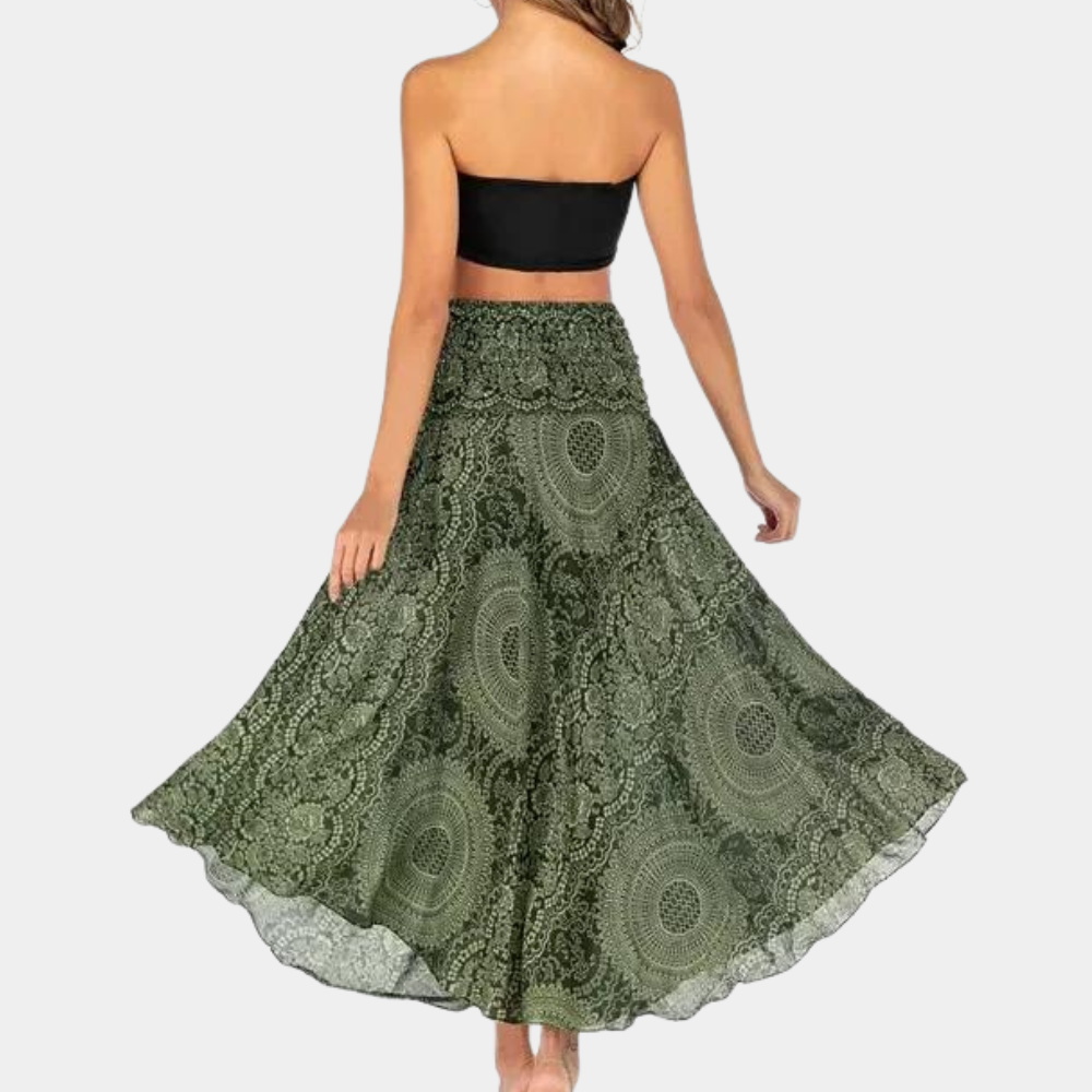 Bohemian Summer Maxi Skirt for Women
