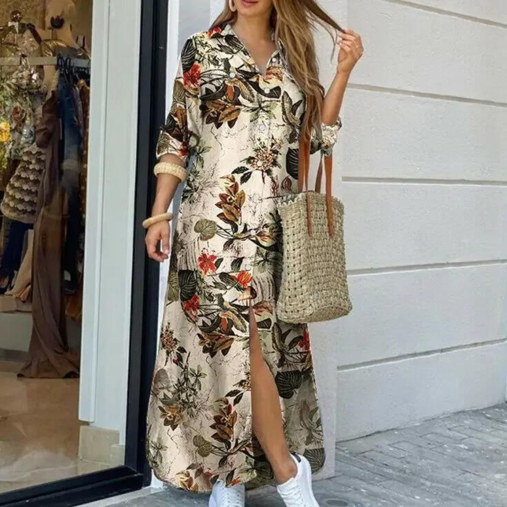 Trendy Summer Floral Dress for Women