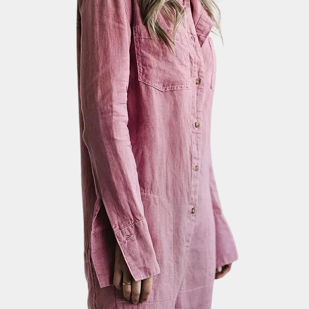 Casual jumpsuit for women with long sleeves - Perfect for summer