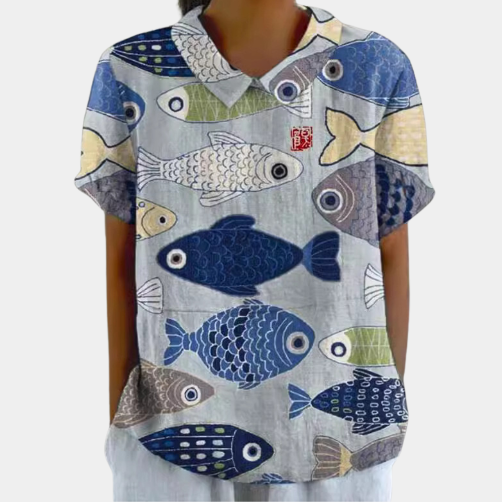 Casual and Colourful Ladies' Blouse for Summer