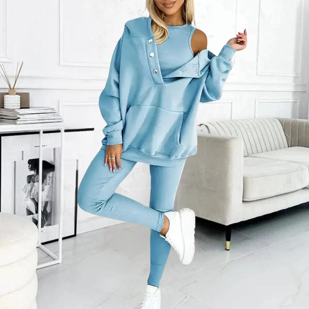 Casca - Comfortable Three-Piece Summer Set for Women
