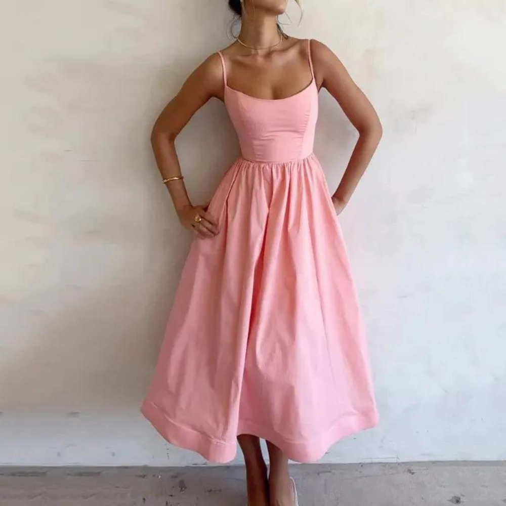 Tamara - Stylish Sleeveless Maxi Dress for Women - Summer Elegance