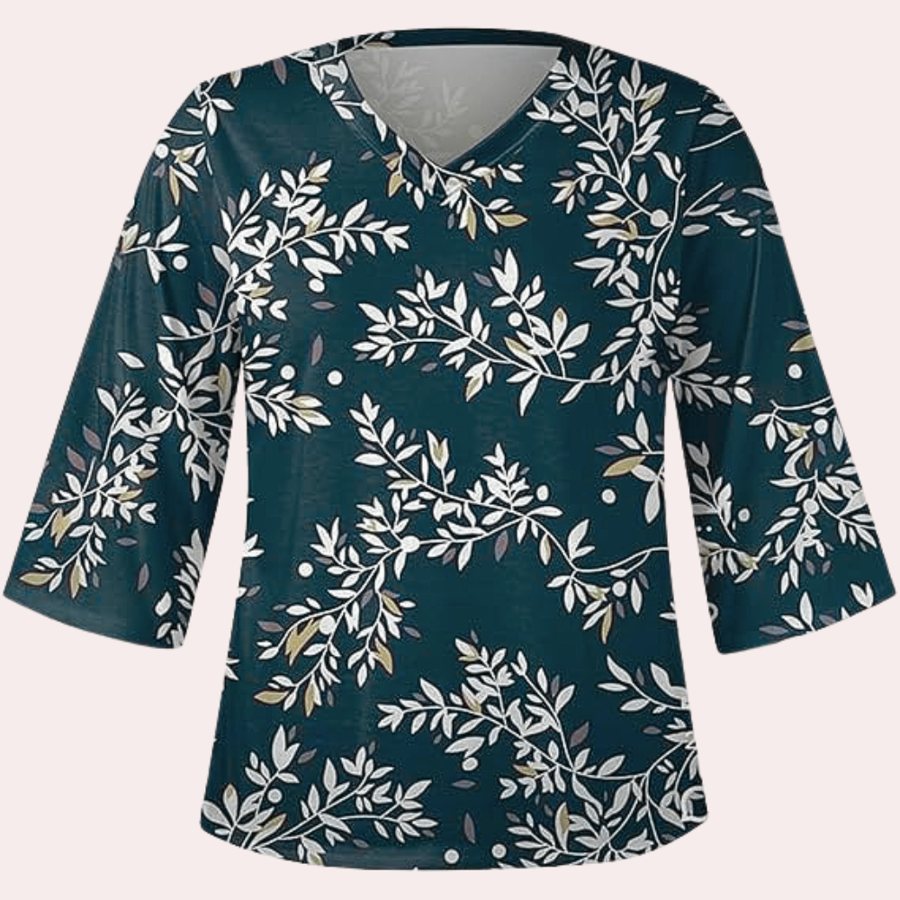 Thais - Classic Vintage Summer Blouse for Women
