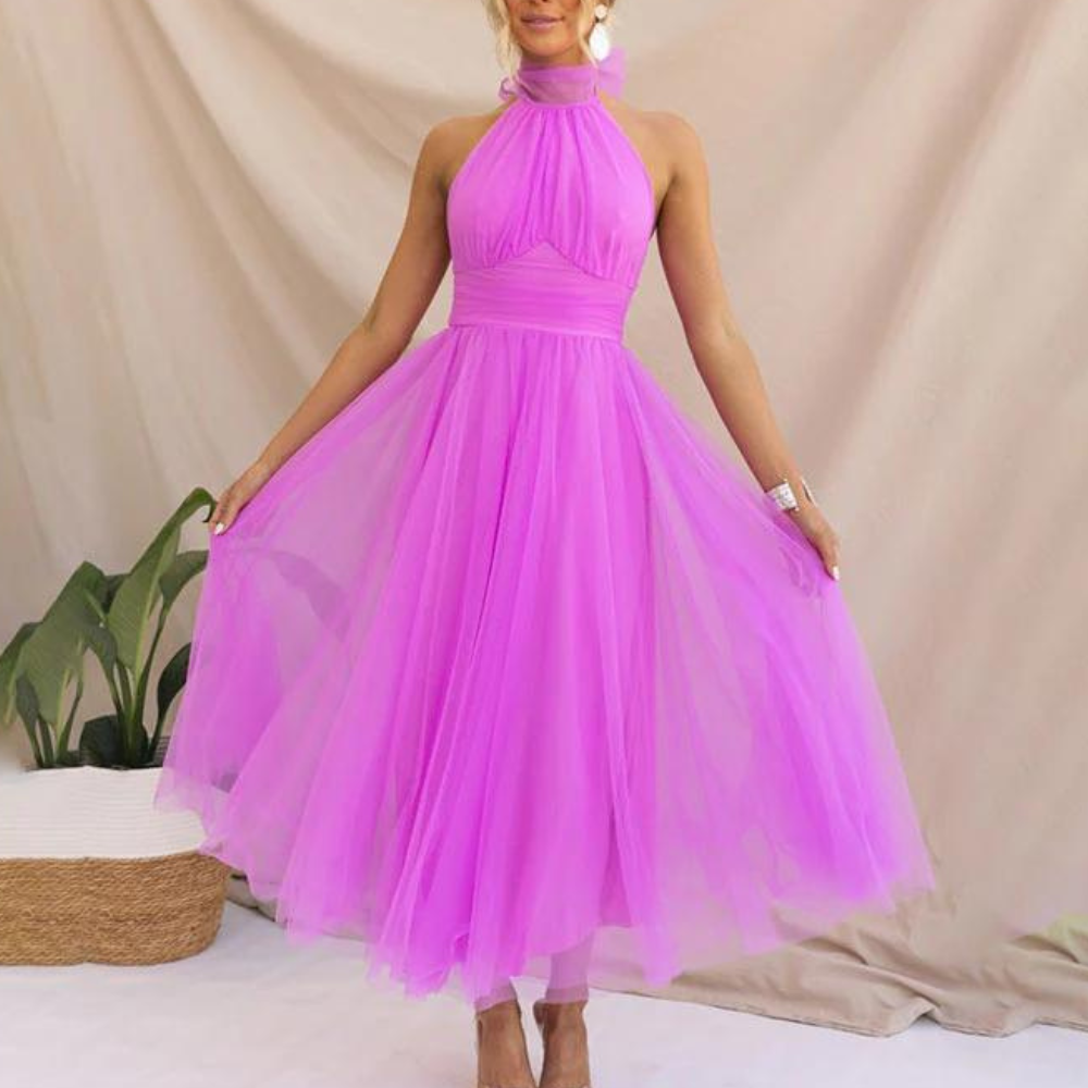 Aria - Elegant and Comfortable Long Women's Dress for Summer