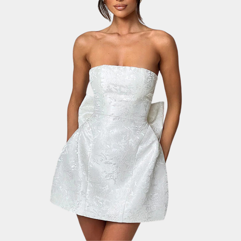 Amelia - Elegant Strapless Cocktail Dress for Women - Perfect for Summer Parties