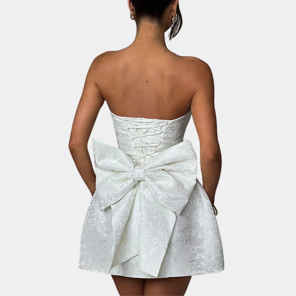 Amelia - Elegant Strapless Cocktail Dress for Women - Perfect for Summer Parties