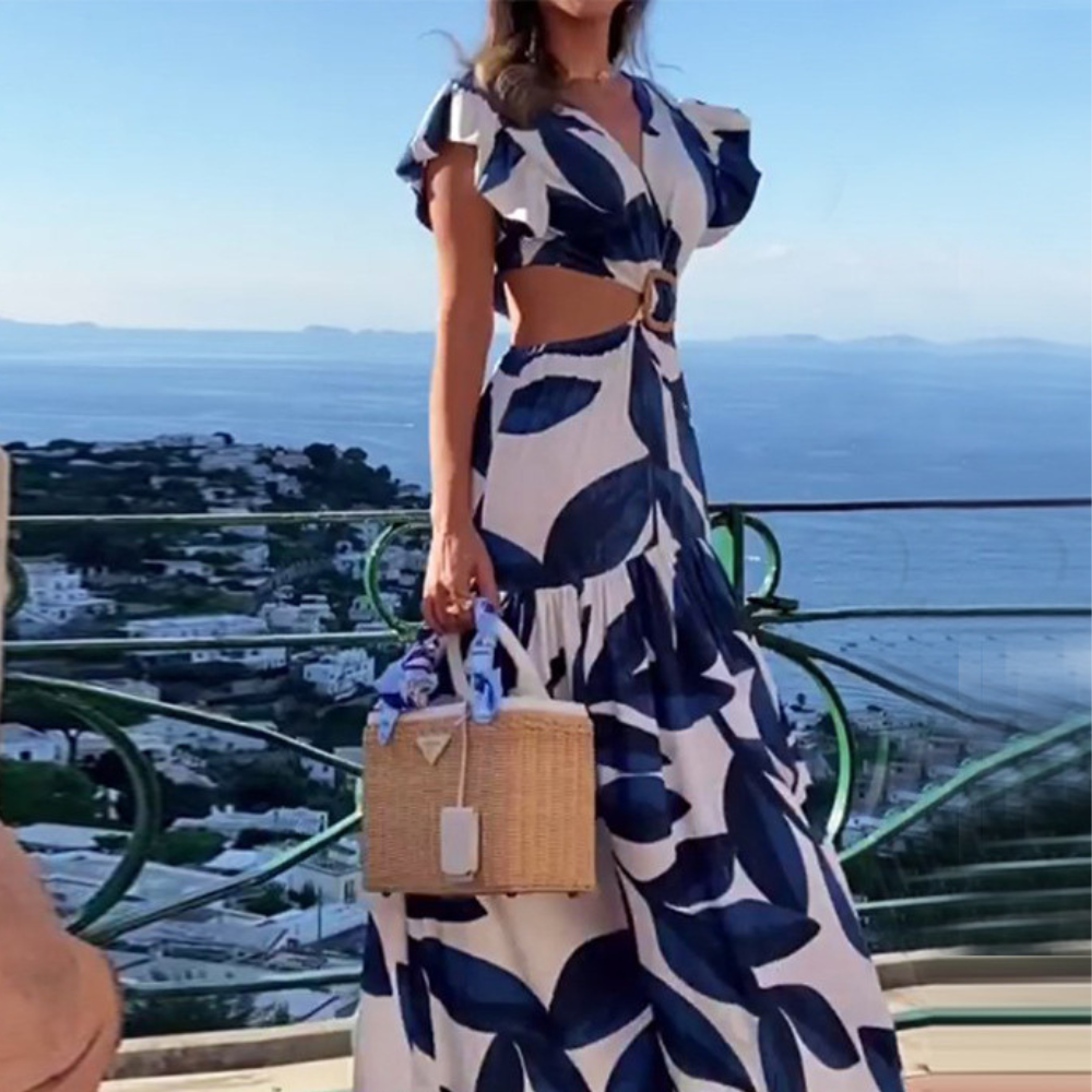 Yana - Stylish Summer Dress with Elegant V-Neckline