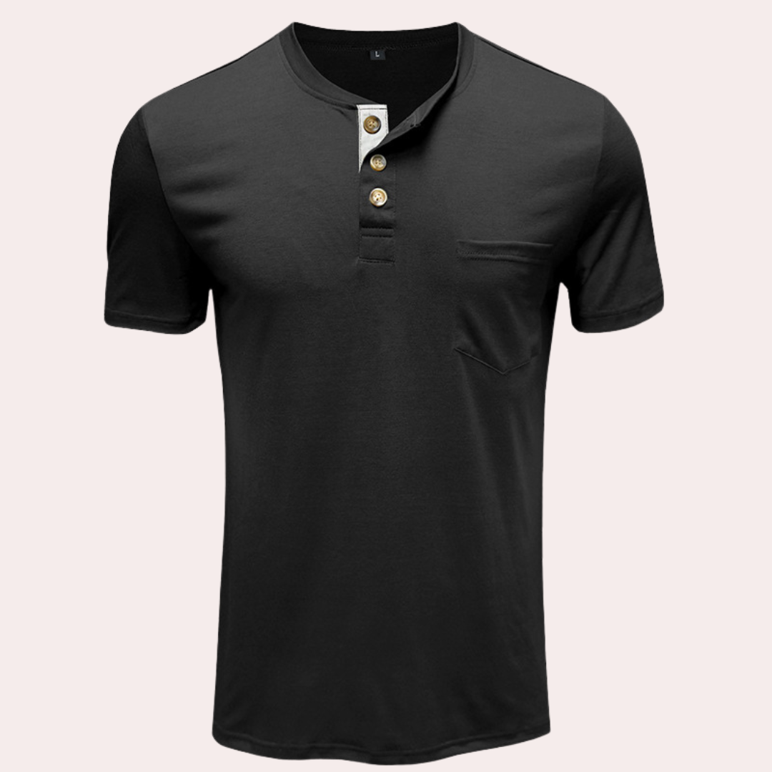 Xaver - Stylish Summer Shirt with Buttons for Men