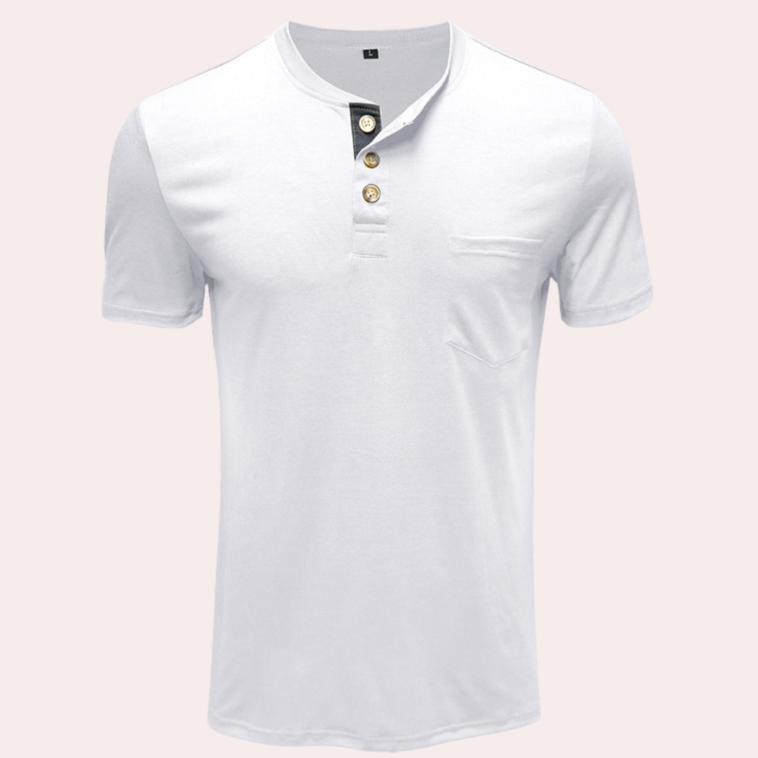 Xaver - Stylish Summer Shirt with Buttons for Men