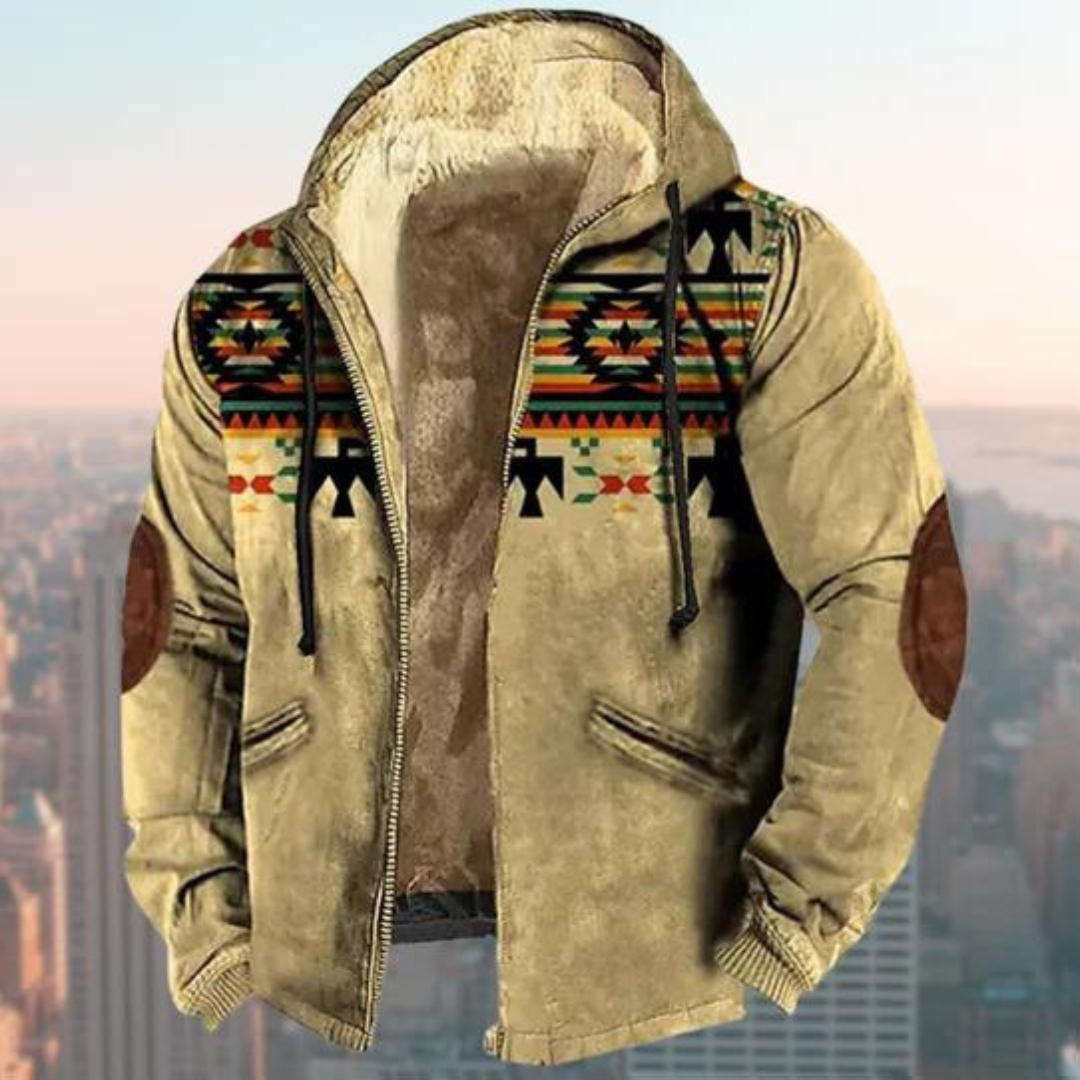 Claus - Men's Summer Jacket with Hood