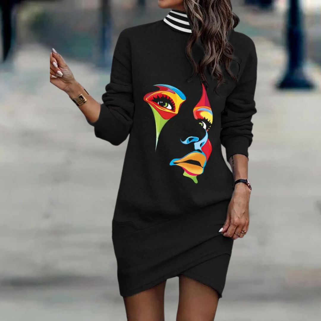 Venetia - Casual women's fashion printed summer dress