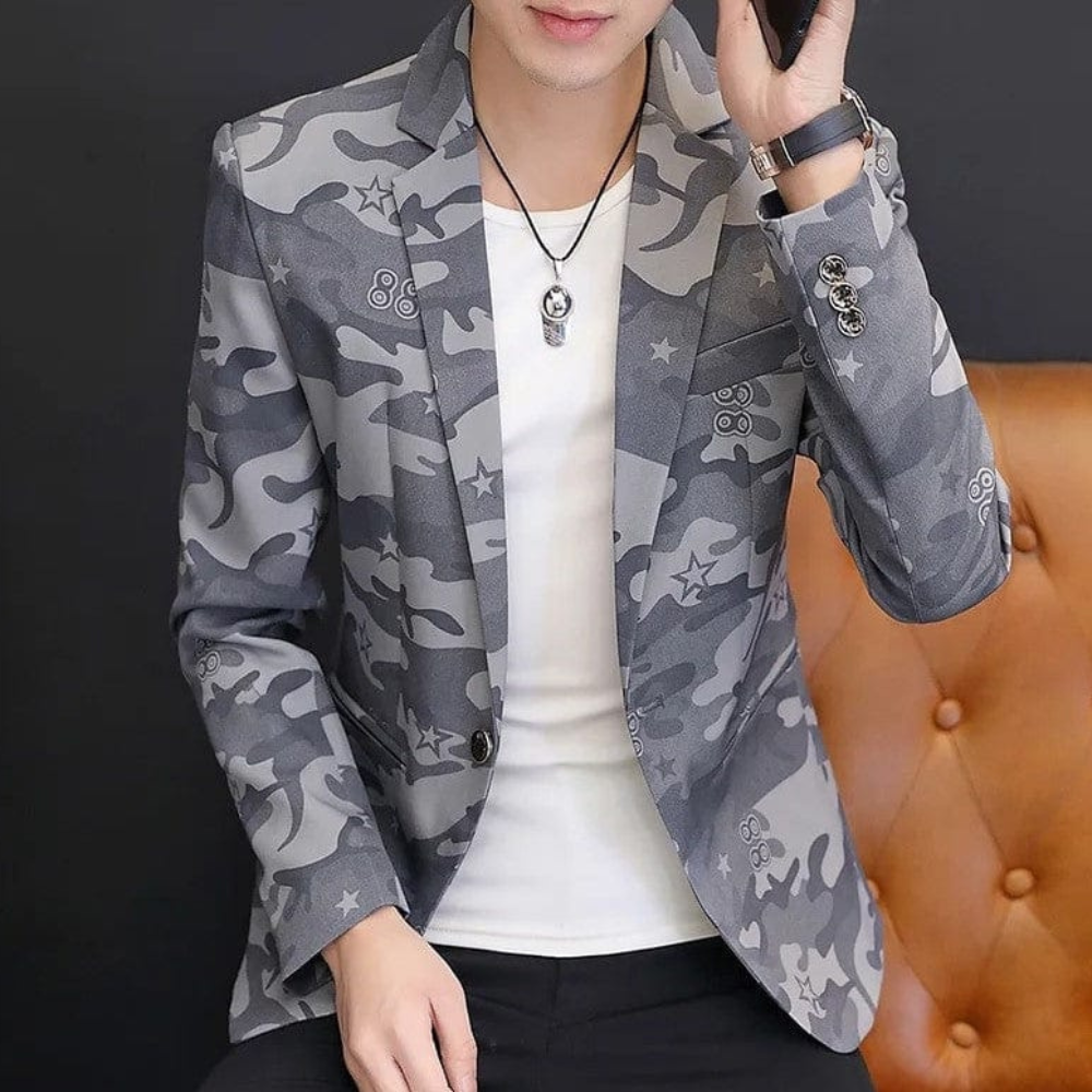 Claudiu - Trendy Camouflage Summer Jacket for Men
