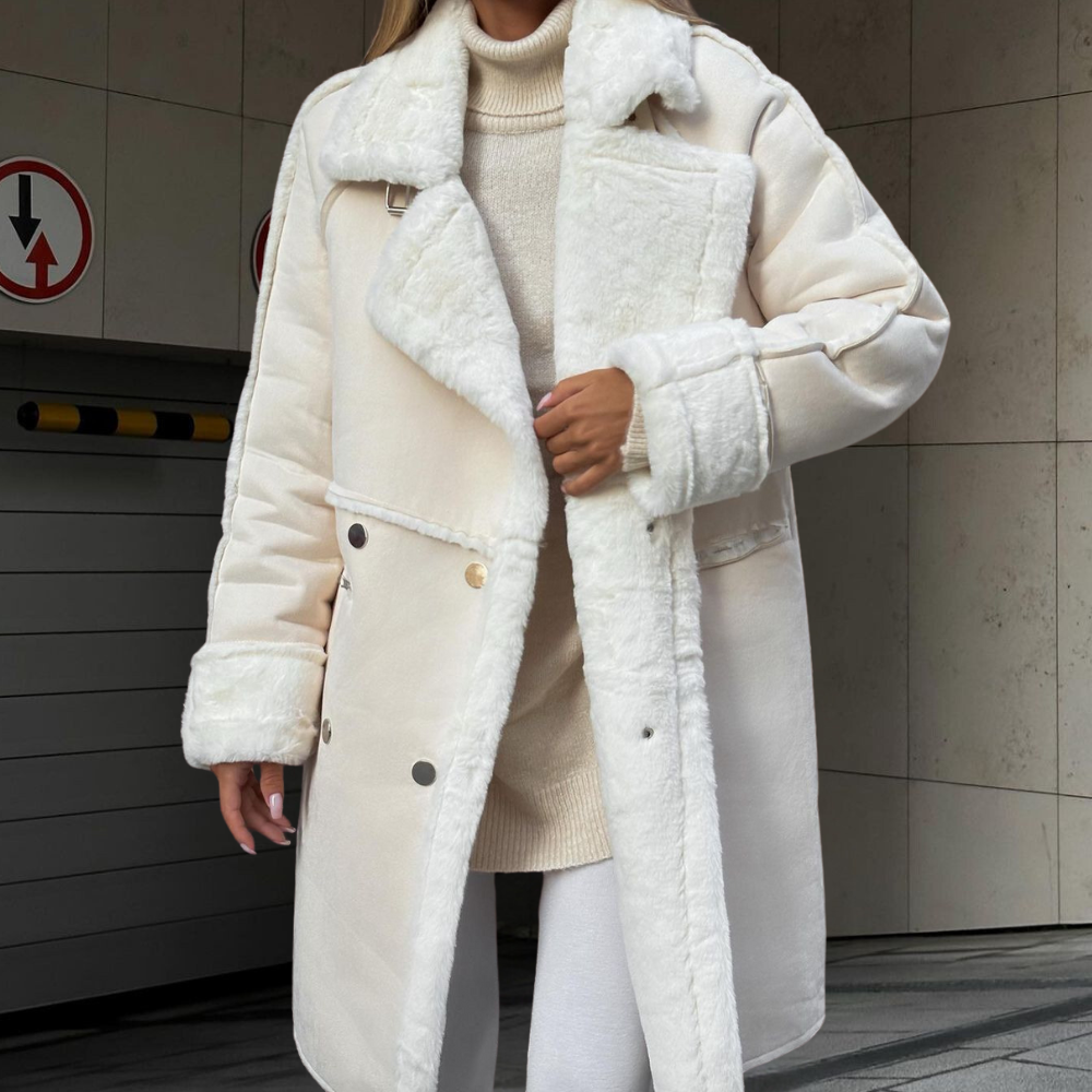 Aitana - Luxe Long Ladies Plush Coat