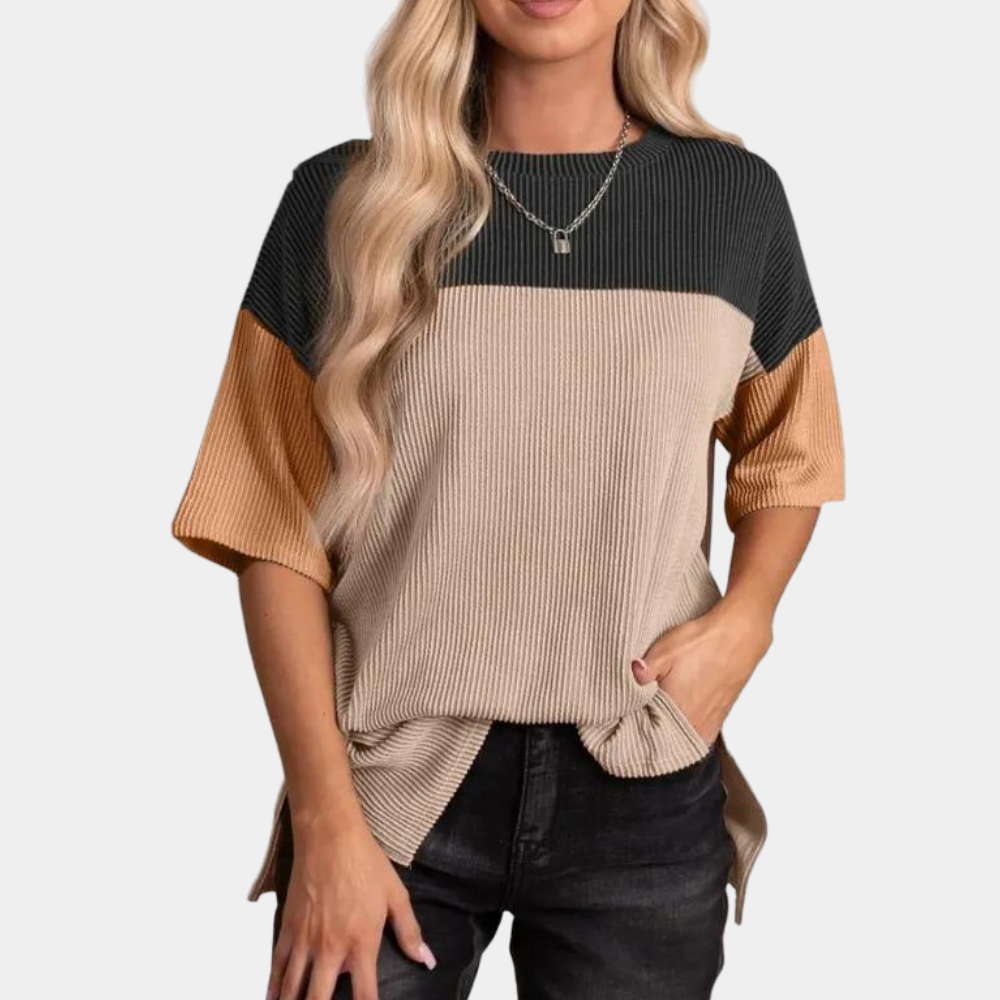 Vanna - Casual Loose Fit Summer T-shirt for Women