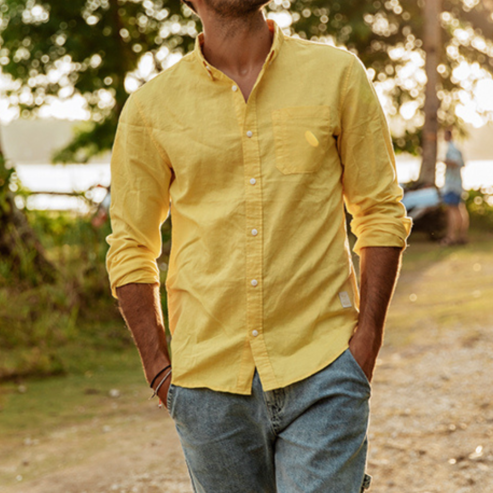 Ahuatzi - Comfortable men's shirt for summer