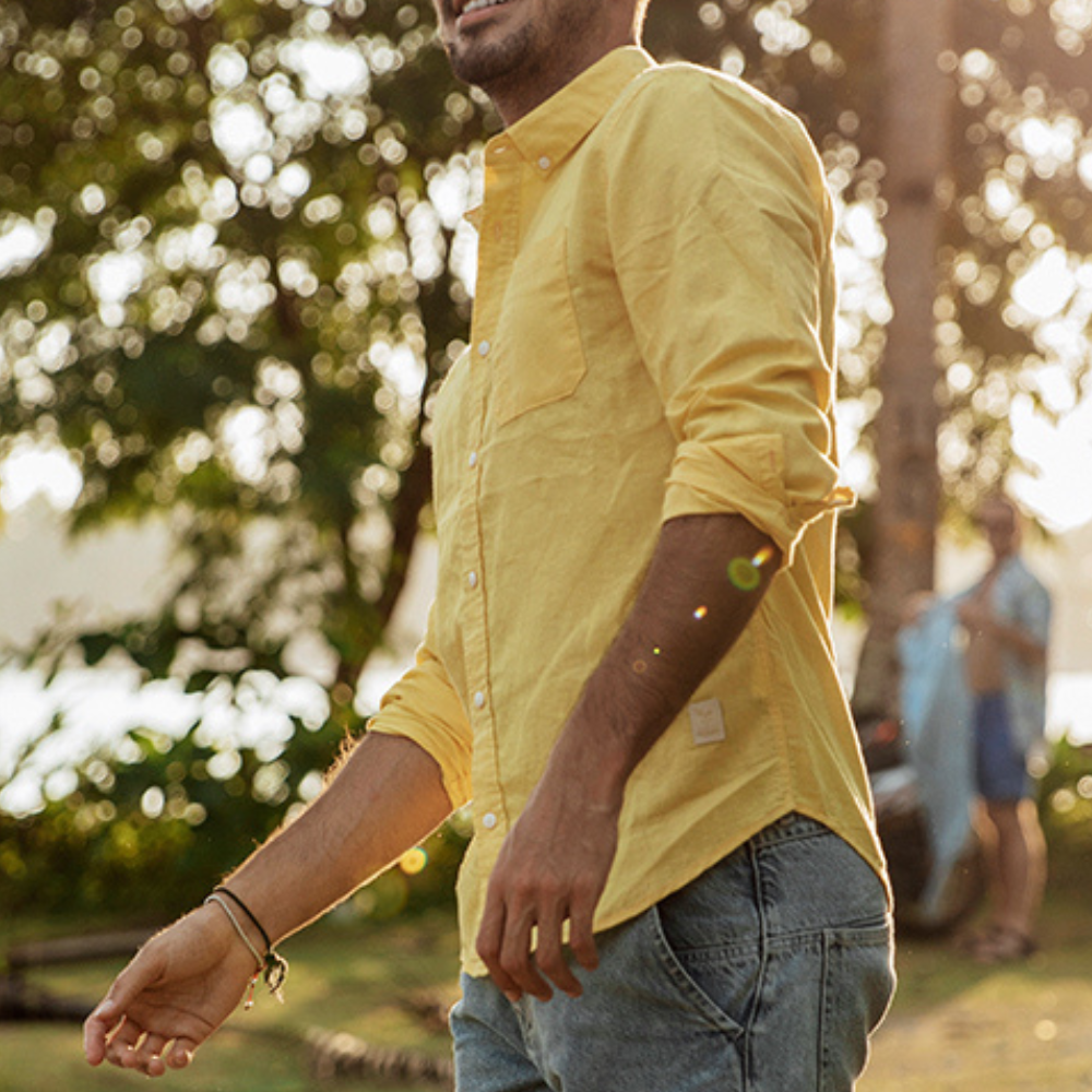 Ahuatzi - Comfortable men's shirt for summer