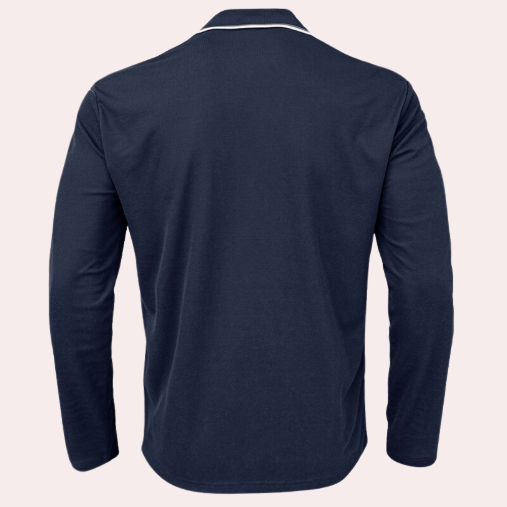 Cipactli - Comfortable men's V-neck T-shirt for summer