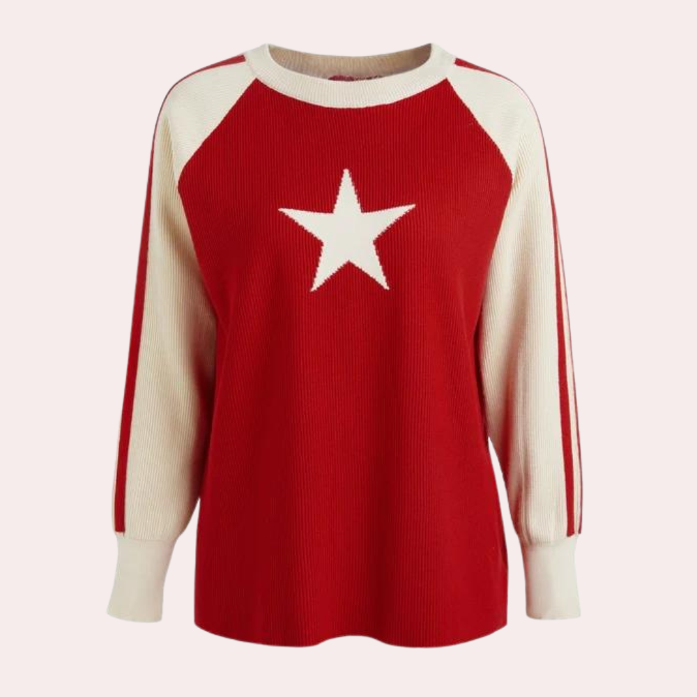 Yaretzi - Trendy Star Print Summer Jumper for Women