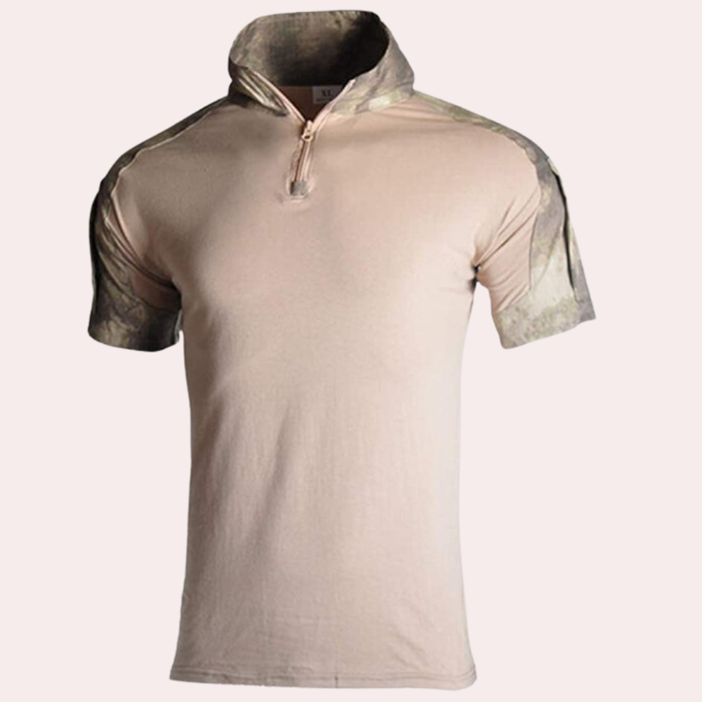 Atanas – Elegant Men's Shirt with Zip Detail for Summer