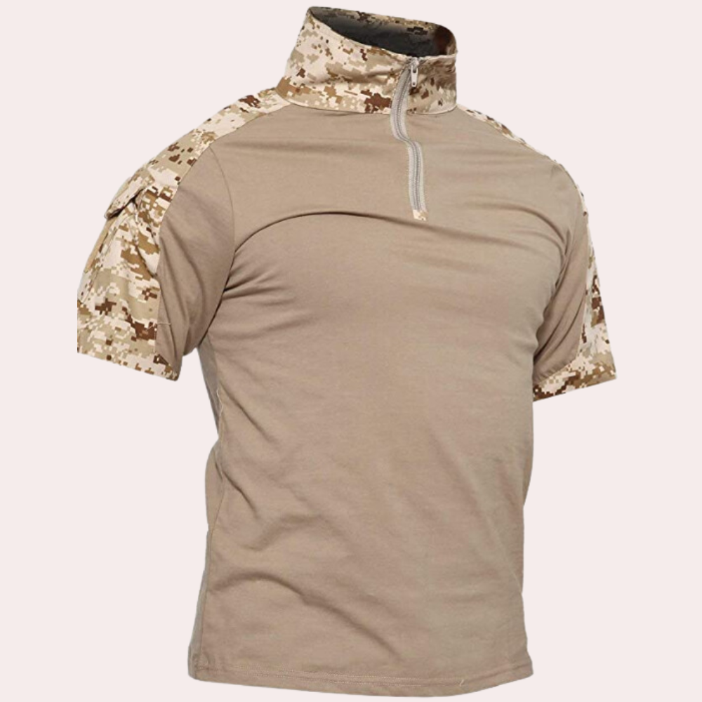Atanas – Elegant Men's Shirt with Zip Detail for Summer