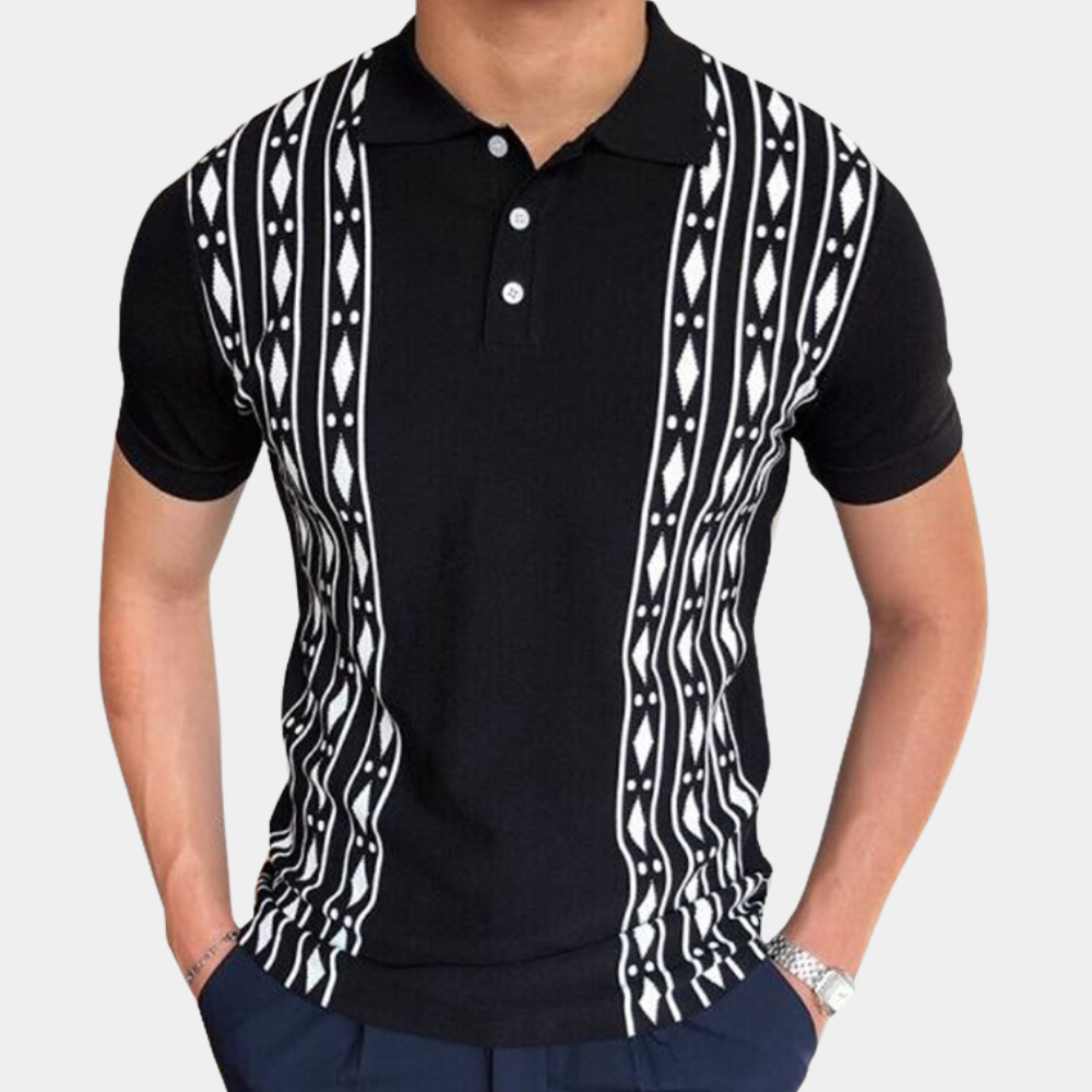 Ville - Comfortable Short Sleeve Summer Polo for Men