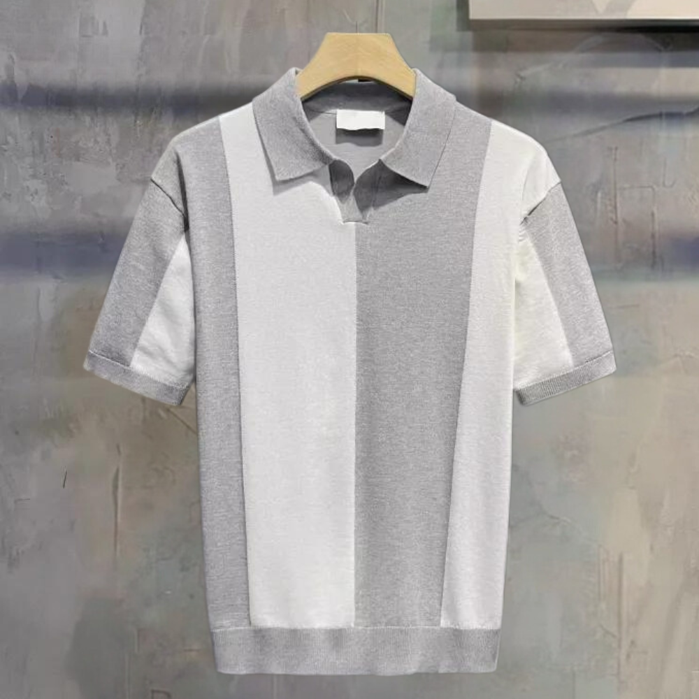 Andrei - Timeless Knitted Polo Shirt for Men - Summer Style