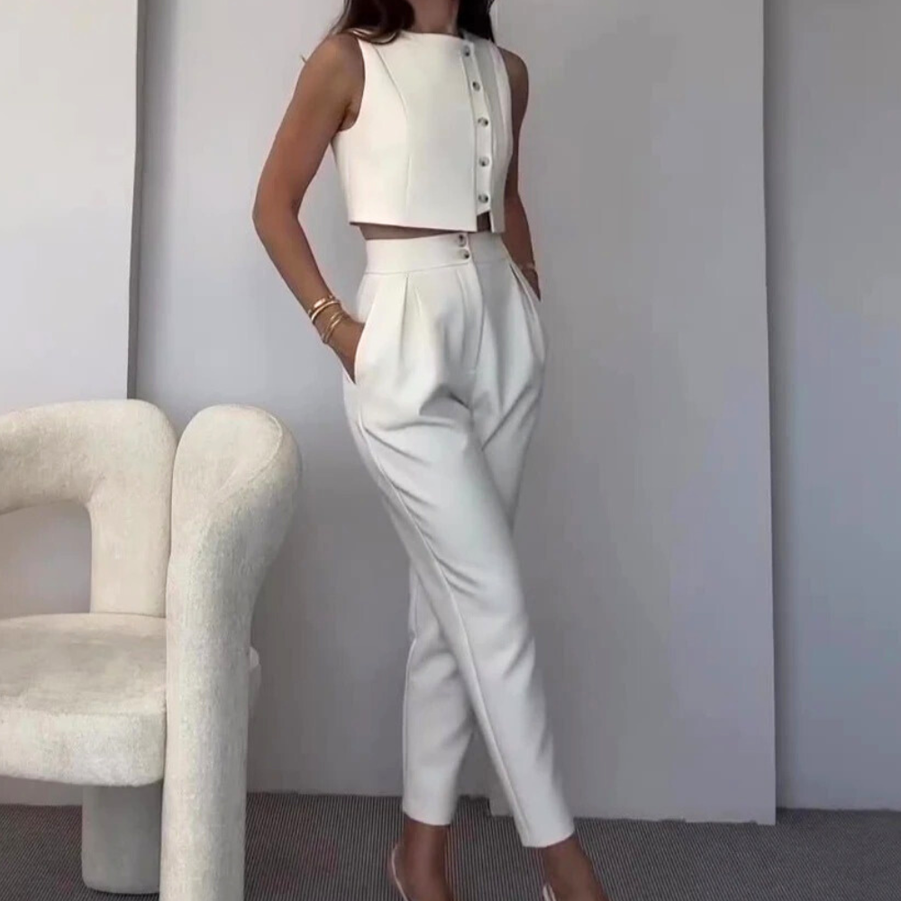 Tatiana – Refined 2-Piece Summer Set for Women