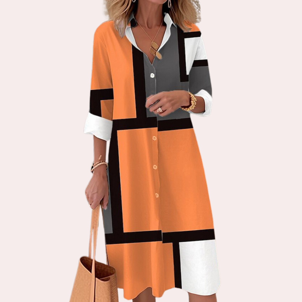 Anna - Fashionable Summer Midi Dress for Women
