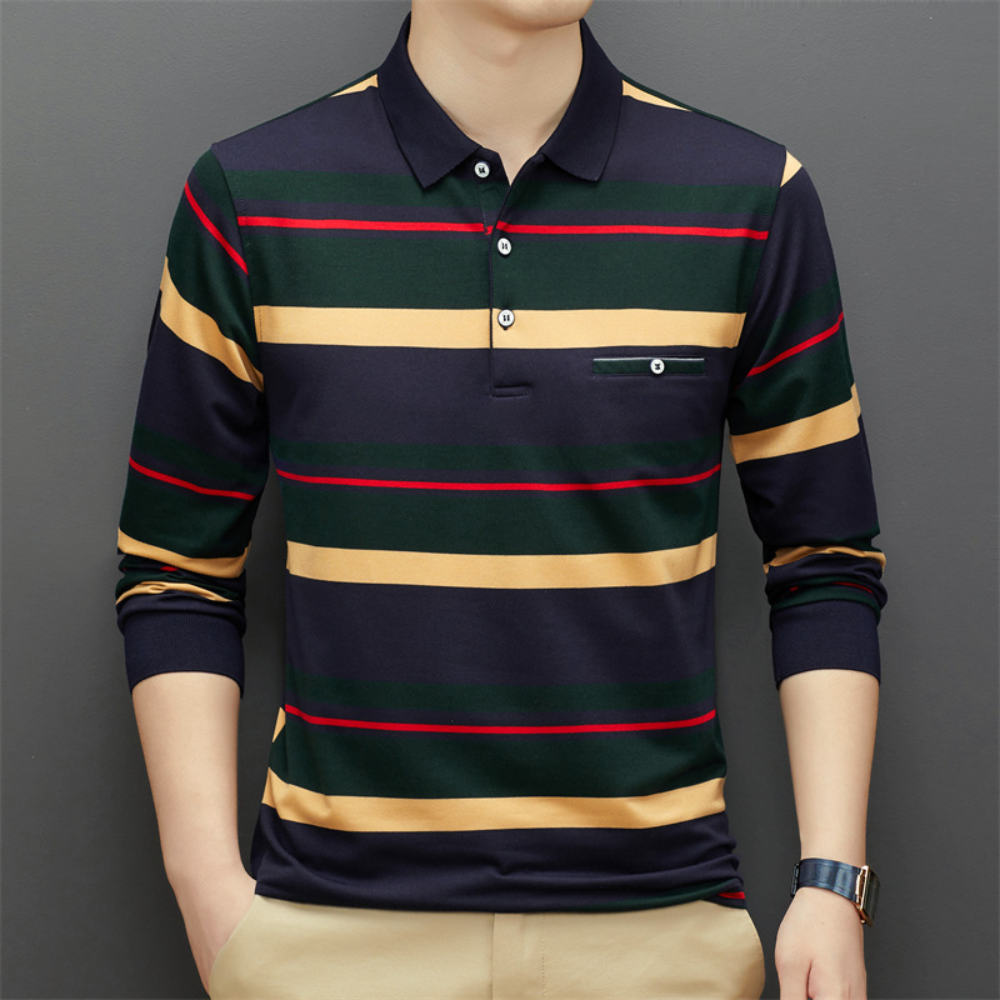 Bogdan - Trendy Striped Men's Summer Shirt