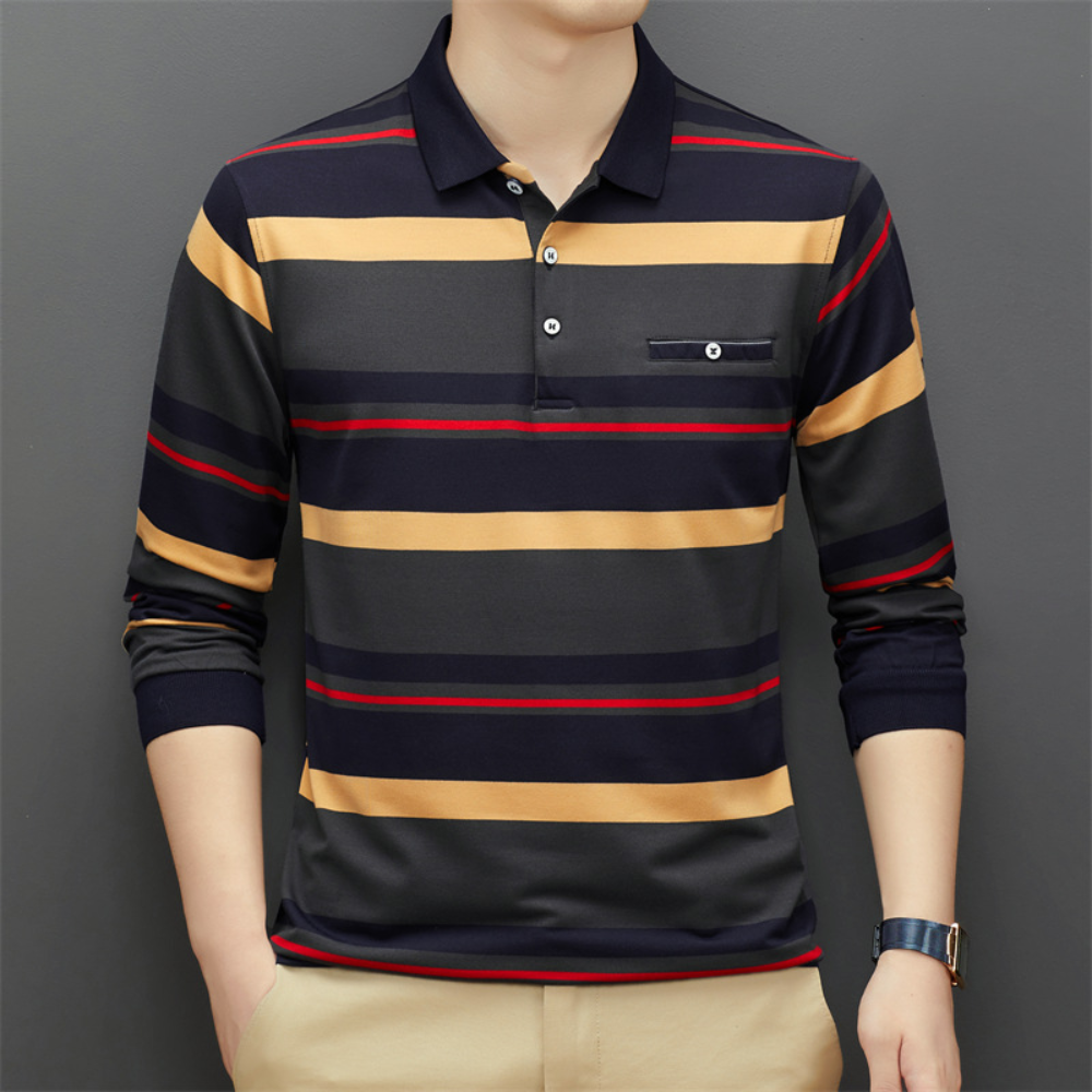 Bogdan - Trendy Striped Men's Summer Shirt