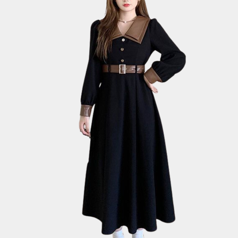 Smaranda - Stylish Summer Dress with Belt for Women