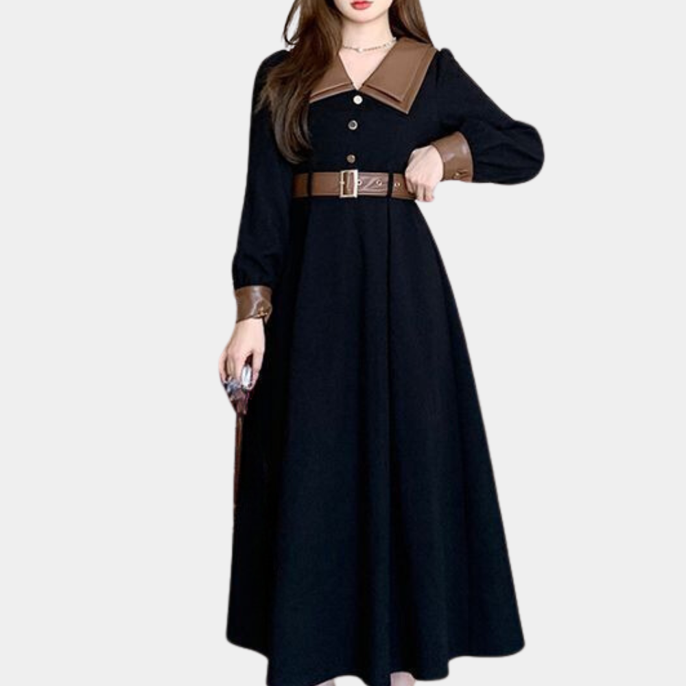 Smaranda - Stylish Summer Dress with Belt for Women