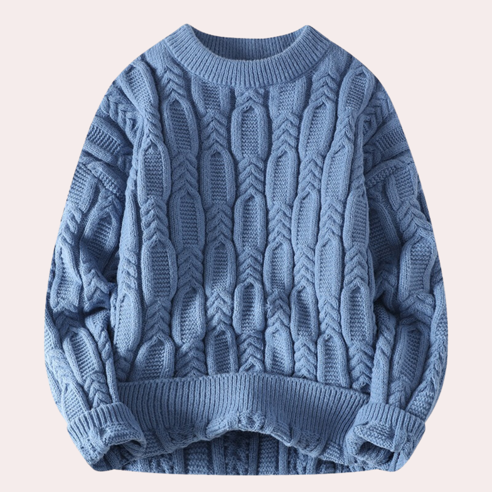 Tiberiu - Classic Knitted Summer Jumper for Men