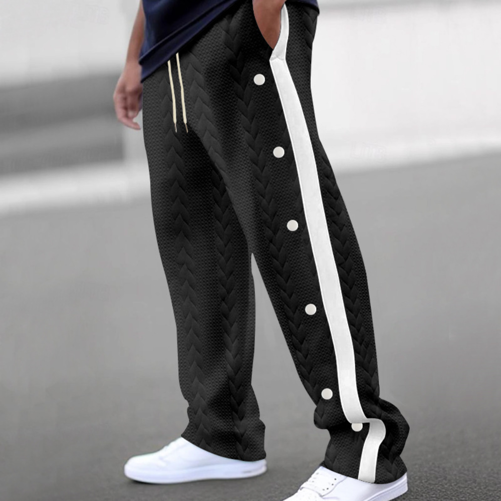 Christos - Lightweight Summer Men's Trousers with Flexible Waistband