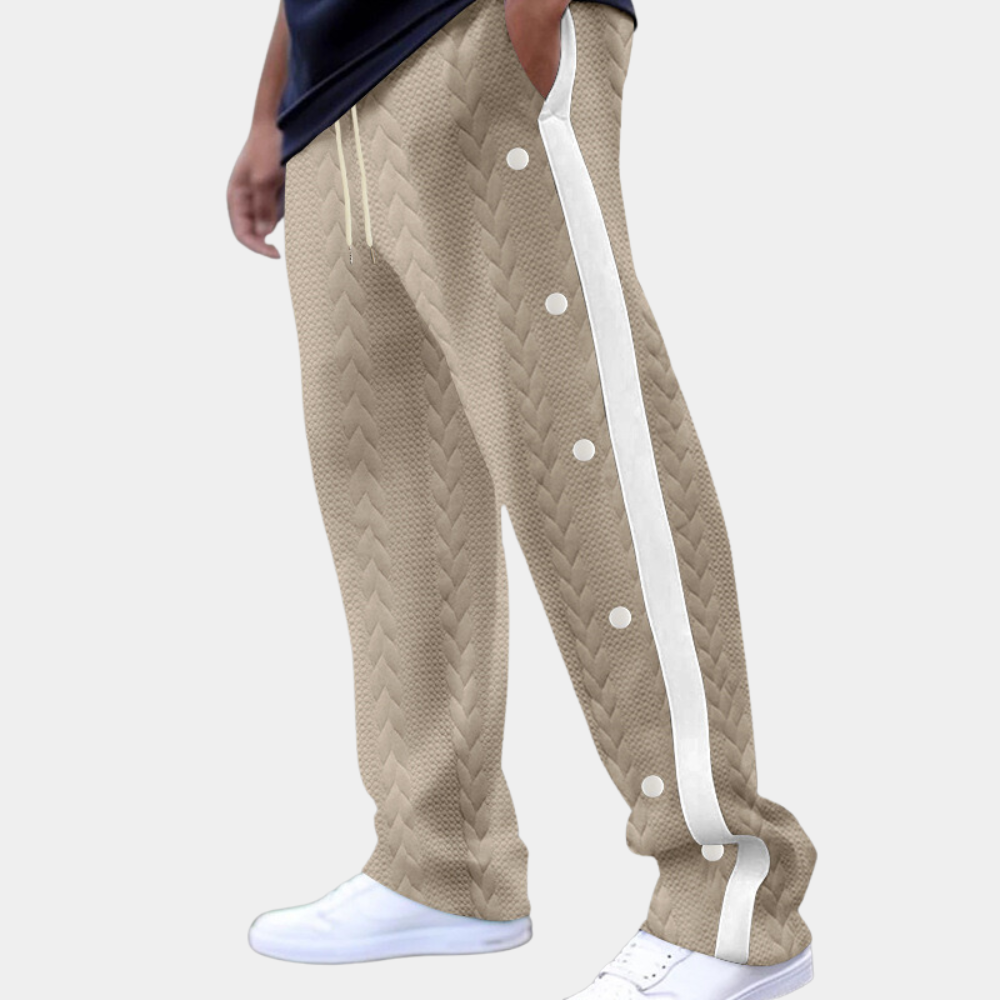 Christos - Lightweight Summer Men's Trousers with Flexible Waistband