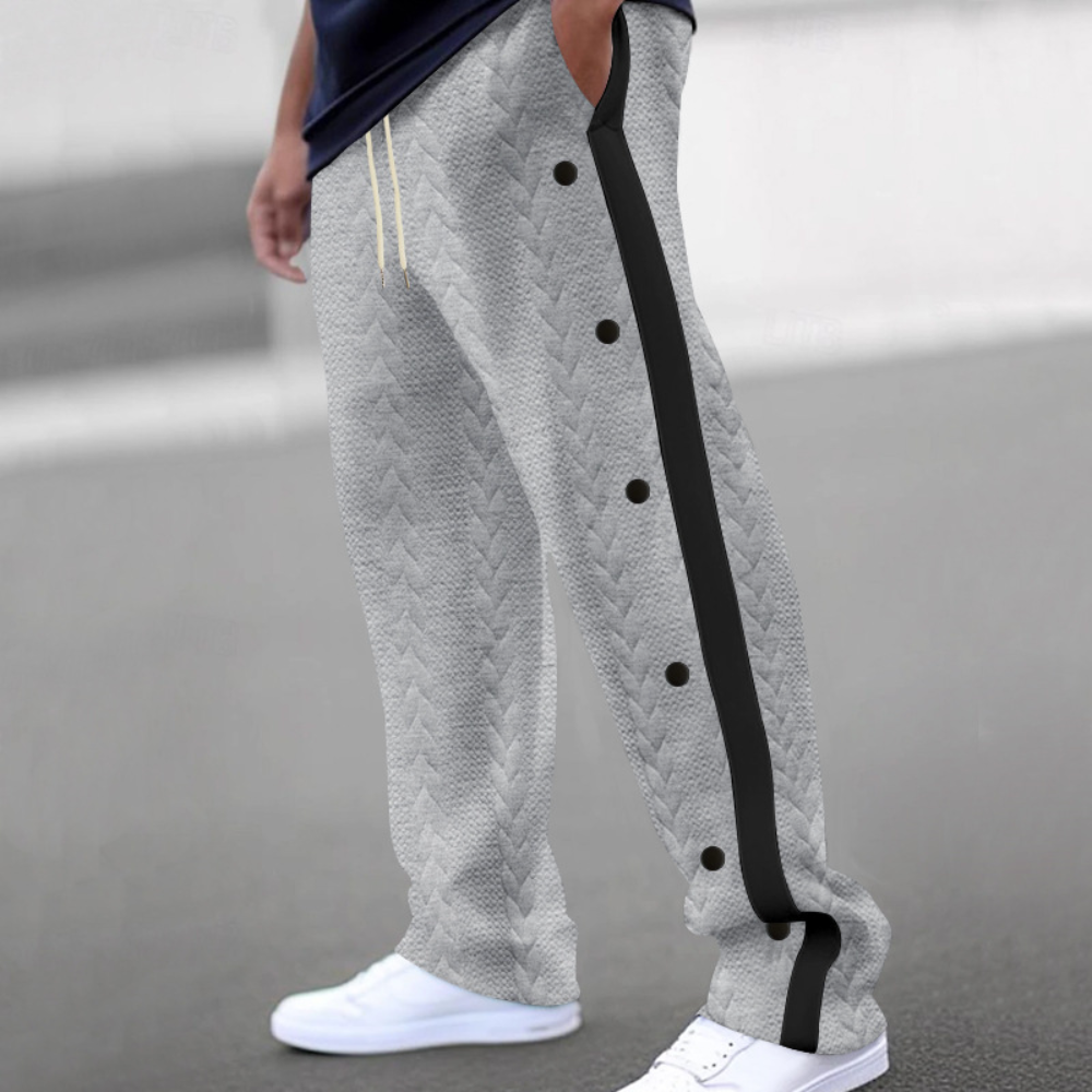 Christos - Lightweight Summer Men's Trousers with Flexible Waistband