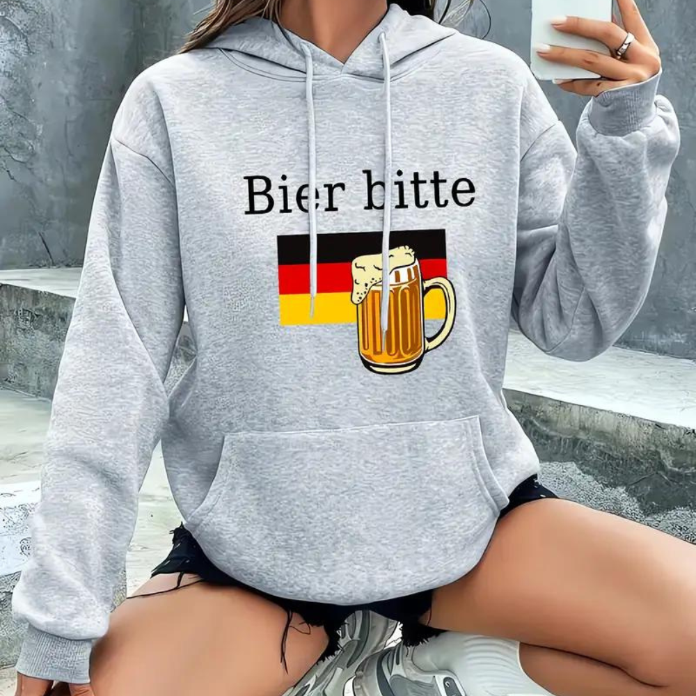 Andriana - Elegant ladies' hoodie for summer festivals and Oktoberfest