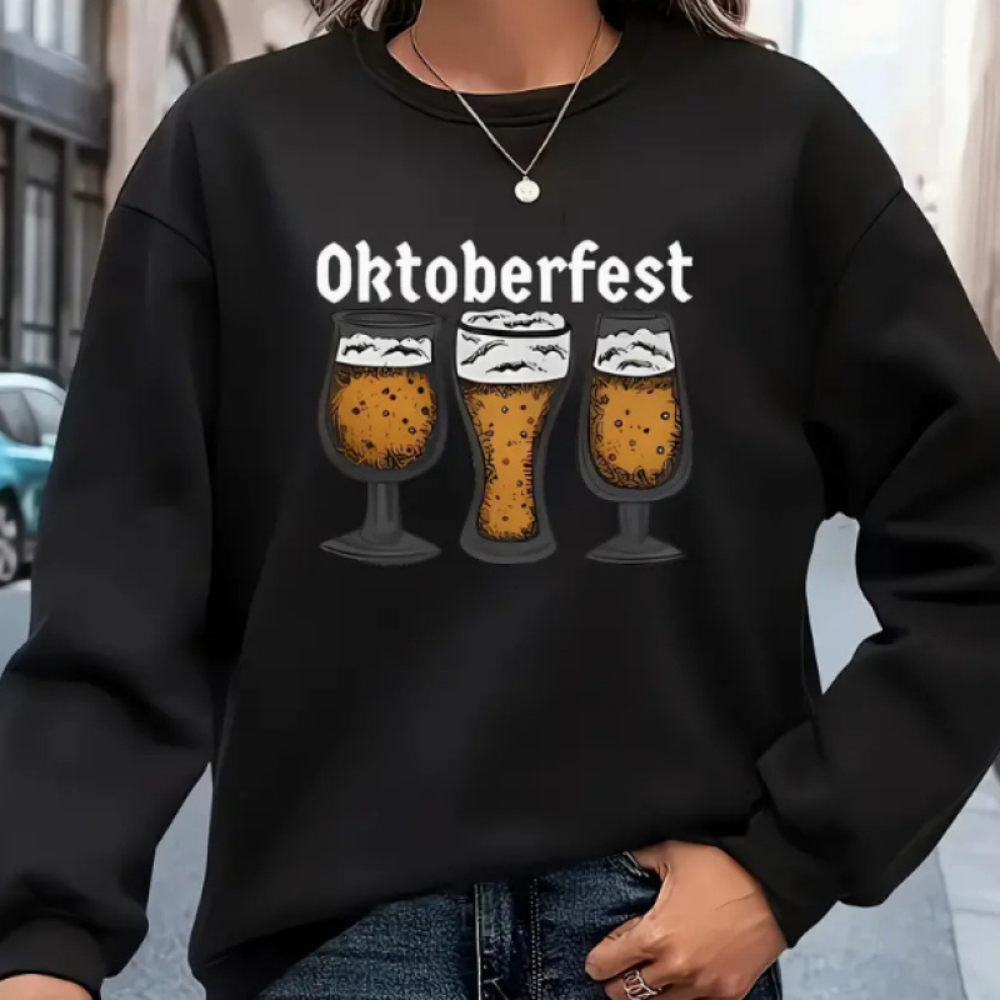 Agapi - Classic Oktoberfest Sweatshirt for Women - Summer Edition