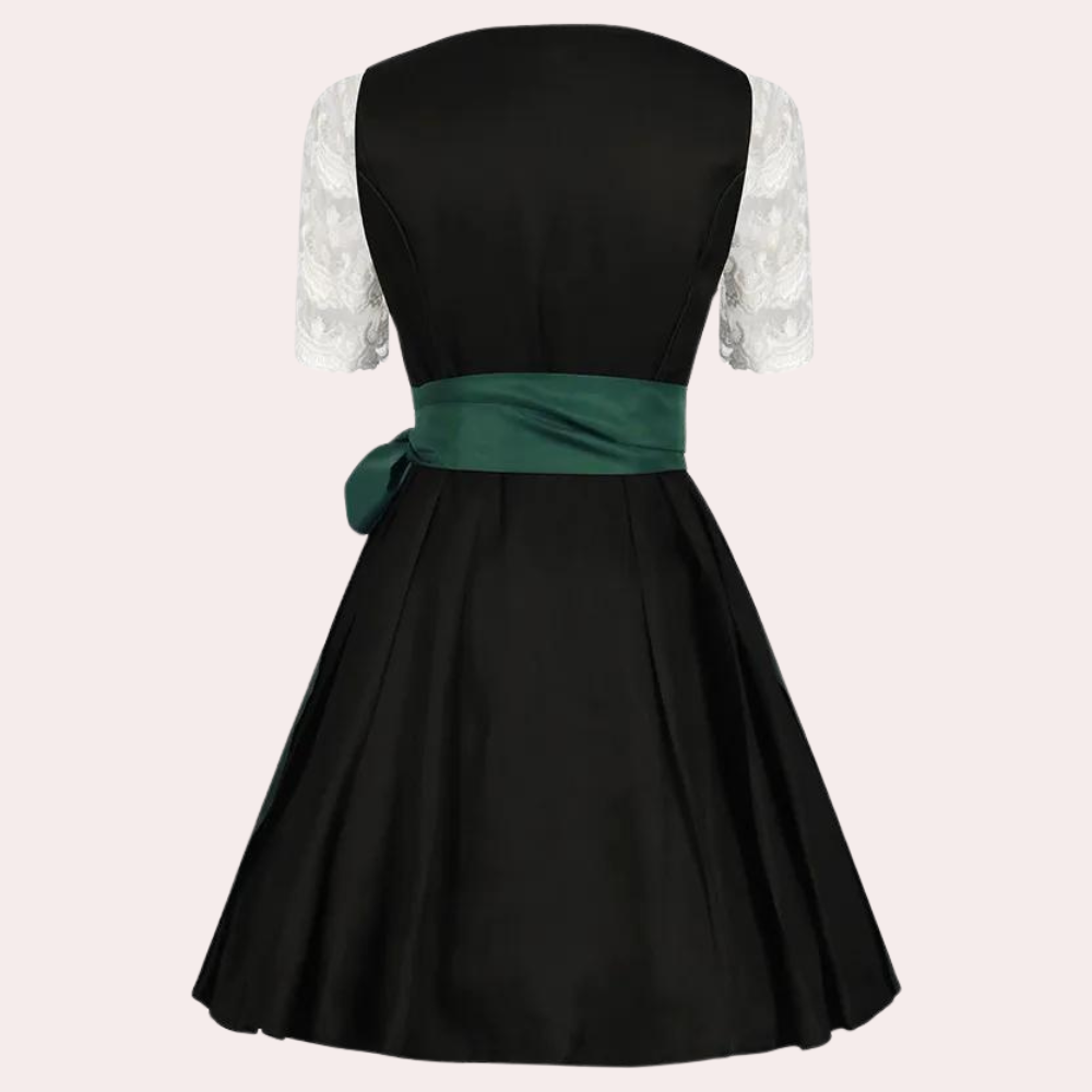 Andrina - Ladies' Summer Oktoberfest Dirndl with Lace Sleeves