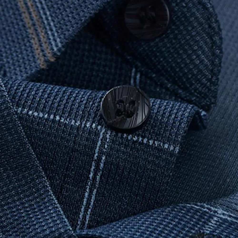 Bram - Elegant Knitted Checked Summer Sweater for Men