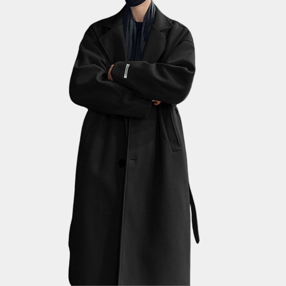 Wouter - Classic Warm Trench Coat for Men