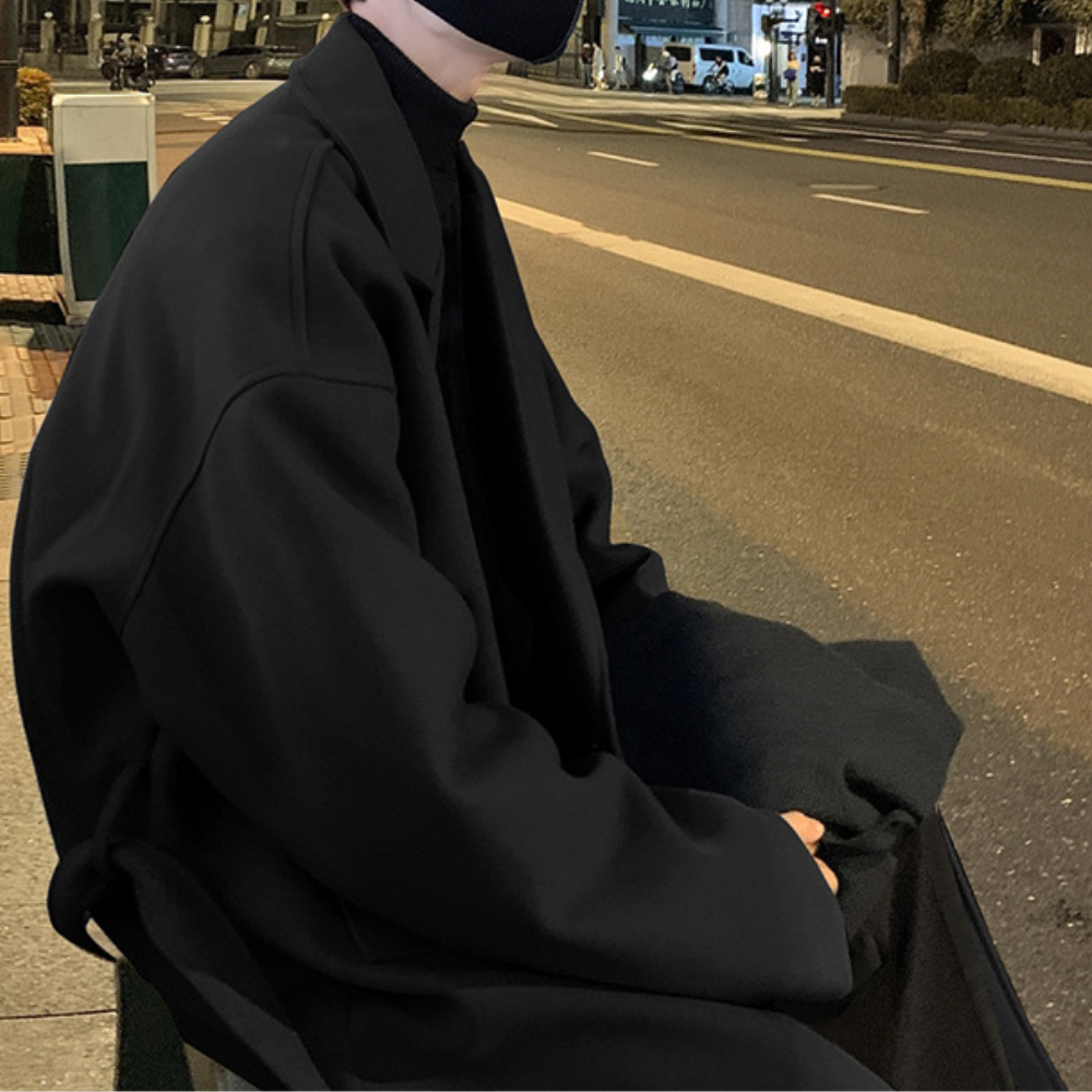 Wouter - Classic Warm Trench Coat for Men