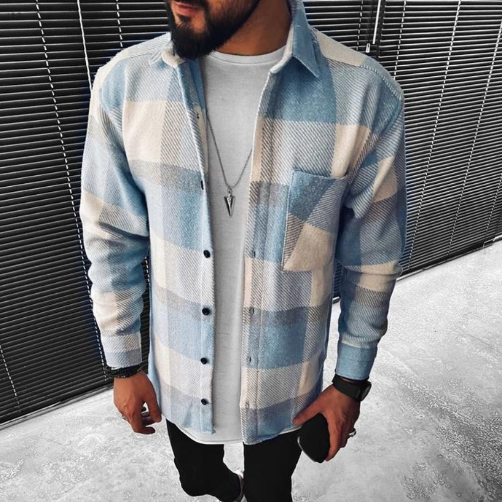 Takis - Men's Trendy Long-Sleeved Shirt for Summer