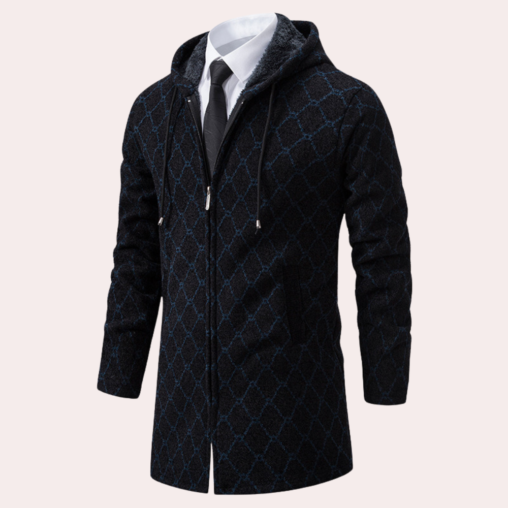 Thanasis - Stylish Long Hoodie for Men