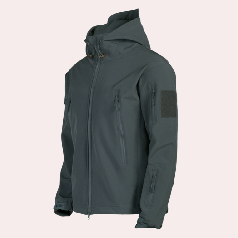 Timotheos - Stylish Windproof Summer Jacket for Men with Hood