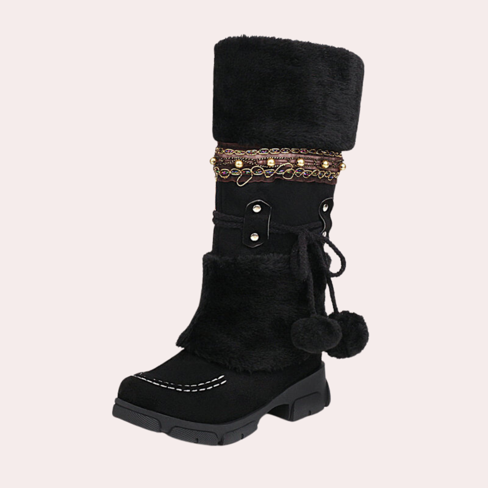 Angelia - Warm Snow Boots for Stylish Women