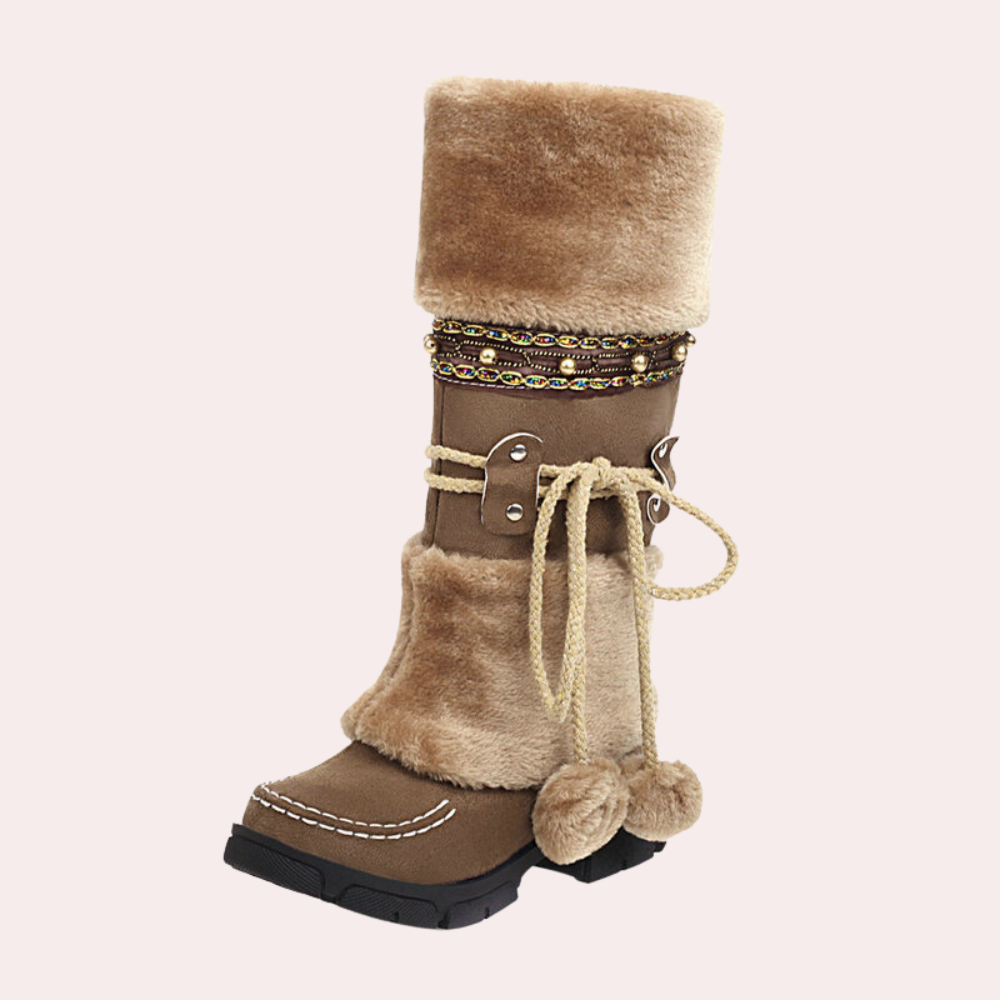 Angelia - Warm Snow Boots for Stylish Women