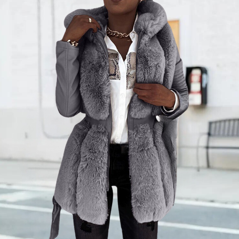 Alissa - Luxe Jacket with Hood for Women